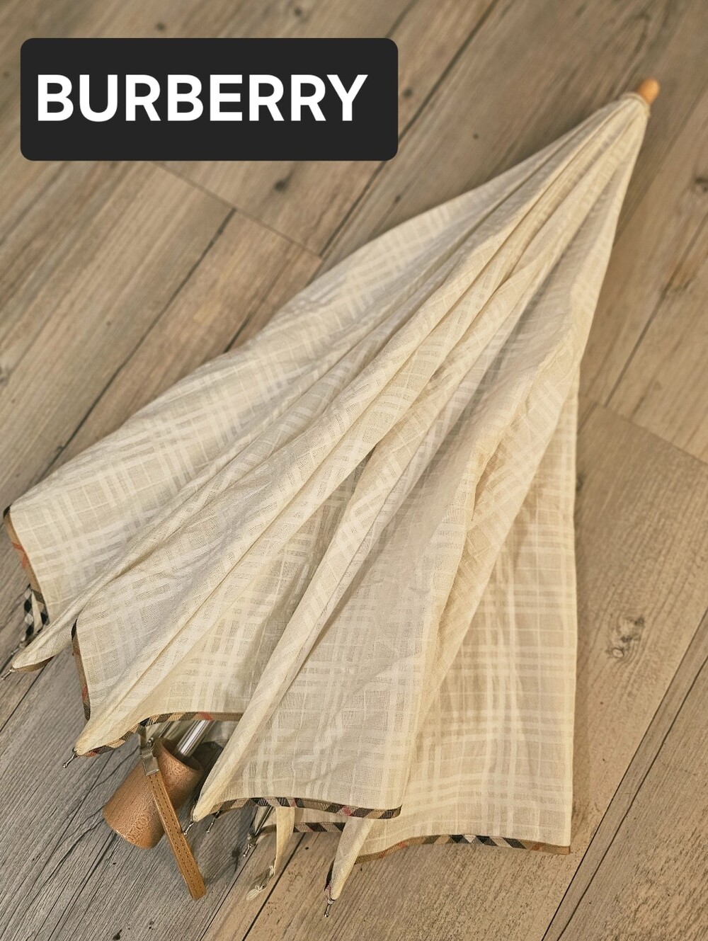 Burberry Vintage Trifold Umbrella